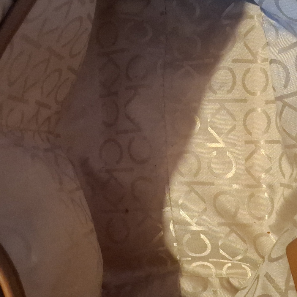 Calvin Klein White Floral Satchel - Picture 5 of 8